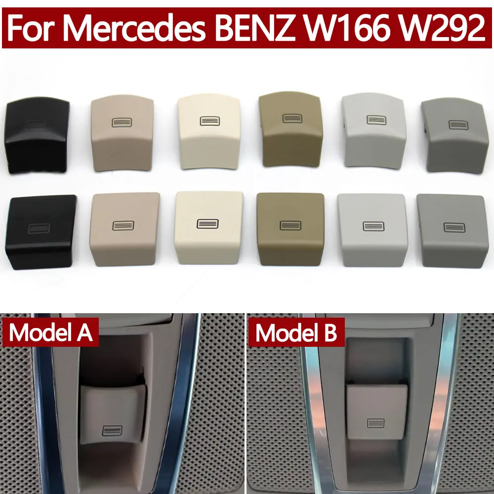 Car Interior Sunroof Window Switch Buttons Cover For Mercedes Benz ML GL GLS GLE W166 X166 W292 ML300 ML350 GL320 GL400 GLE450