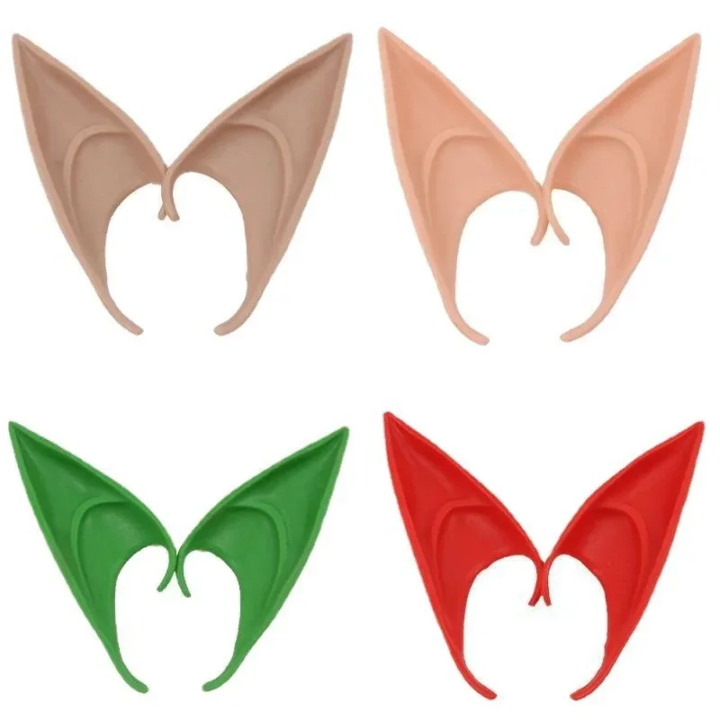 Elven Elf Ears False Ears Props Fairy Angel Dress Up Cosplay Costume Accessories Christmas Halloween Decoration Party DIY Decor