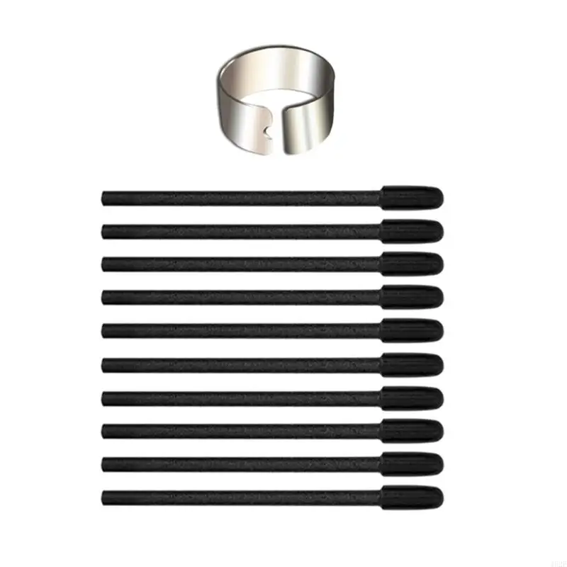 462E 10Pcs Felt Pen Nibs Clip Smooth Writing for For Pen 3 PTK470 PTK670 PTK870 DTH135 DTH172 Graphics Tablets