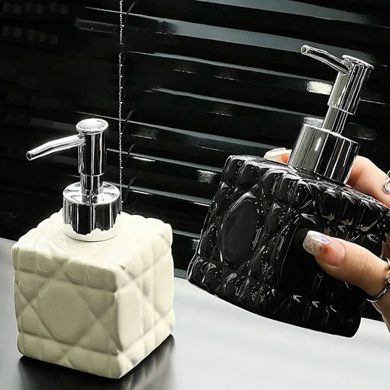 

soap dispenser Ceramic lotion sub bottled bathroom shower gel shampoo press bottle hand sanitizer bottle Bathroom accessories