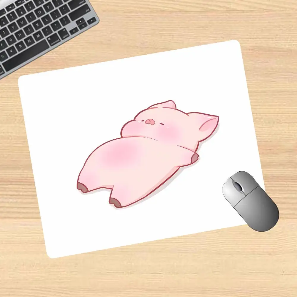 

Cartoon Pig Mouse Pad Mouse Pad For Small Size Gaming Mouse Pad Gamer Company Keyboard Mouse Mats Carpet Computer Desk Mats