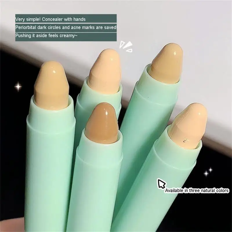 Concealer bedeckt dunkle Kreise helle Hautfarbe flüssige Concealer Gesichts produkte Reparatur aufhellen Gesicht 2g Concealer Stift grün