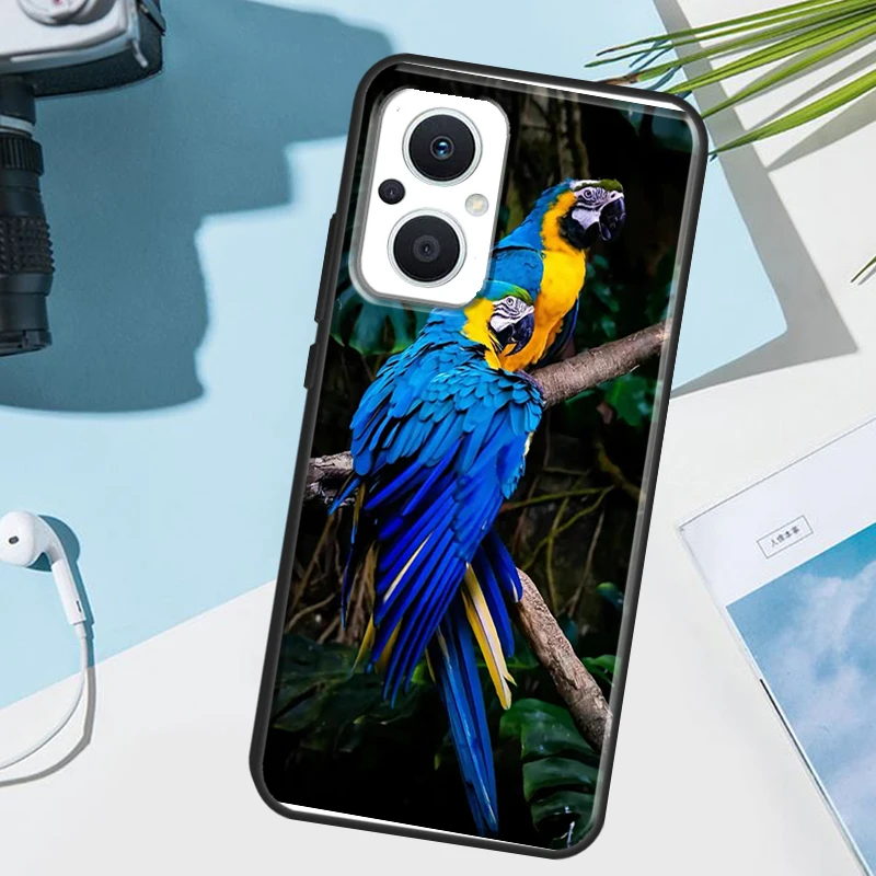 Parrot Bird Case For OPPO Reno 4Z 2Z 5Z 8T 10 4 5 6 7 8 Lite OPPO Find X3 Neo X2 Lite X5 X6 Pro Cover