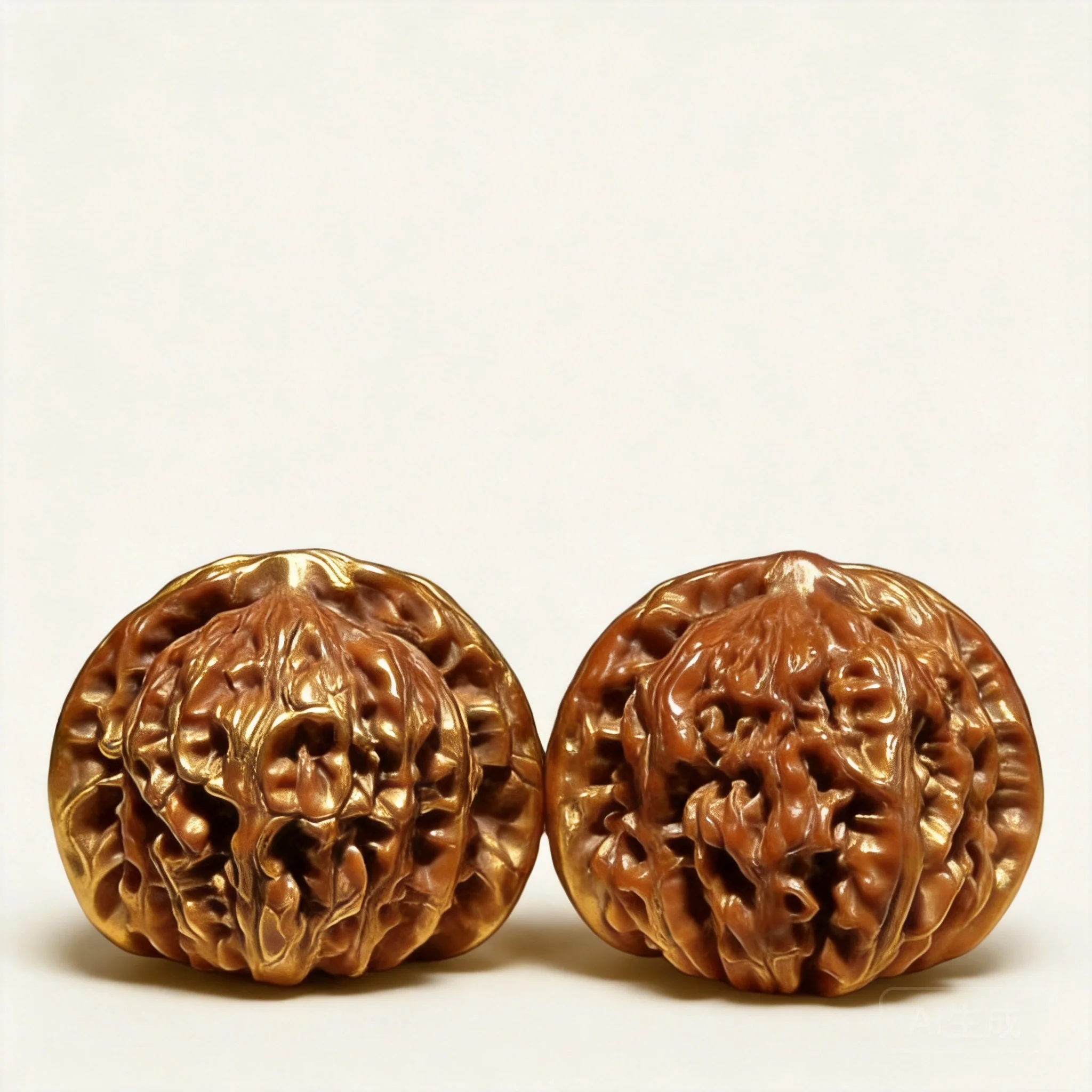 Natural Machine Brushed Patina Lion Head Walnut Collectibles Handheld Fidget Toys For Men Unique Gift Multiple Sizes Stress Reli