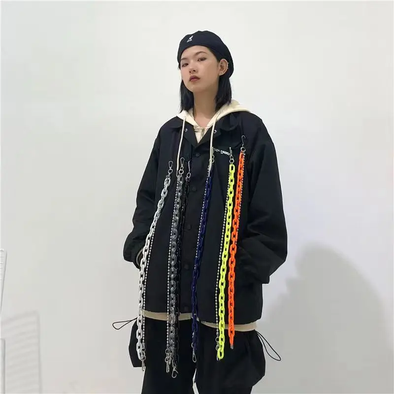 Personalized Versatile Pant Chain Hip Hop Street Clothing Pant Accessories Street Dance Bounce Waist Chain Work Stainless Steel