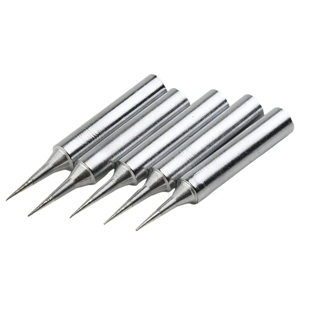 5pcs Soldering Iron Pure Copper Soldering Iron Tips Head 900M-T-I Electric Solder Iron Tip Replacement For 936 937