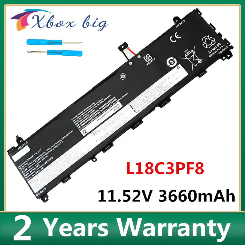    L18C3PF8 بطارية الكمبيوتر المحمول لينوفو xiaoxin13IML 2019 L18L3PF7 S340 11.52V 3660mAh