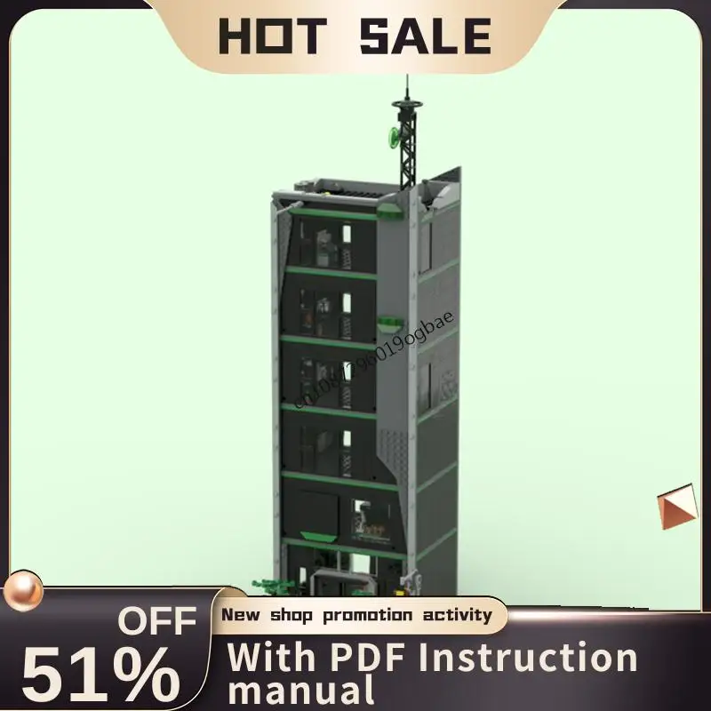 

New 2200Pcs Hot Famous Hero Movie Moc Oscorped Tower Model Building Blocks Diy Creative Ideas Kids Toys Birthday Christmas Gifts