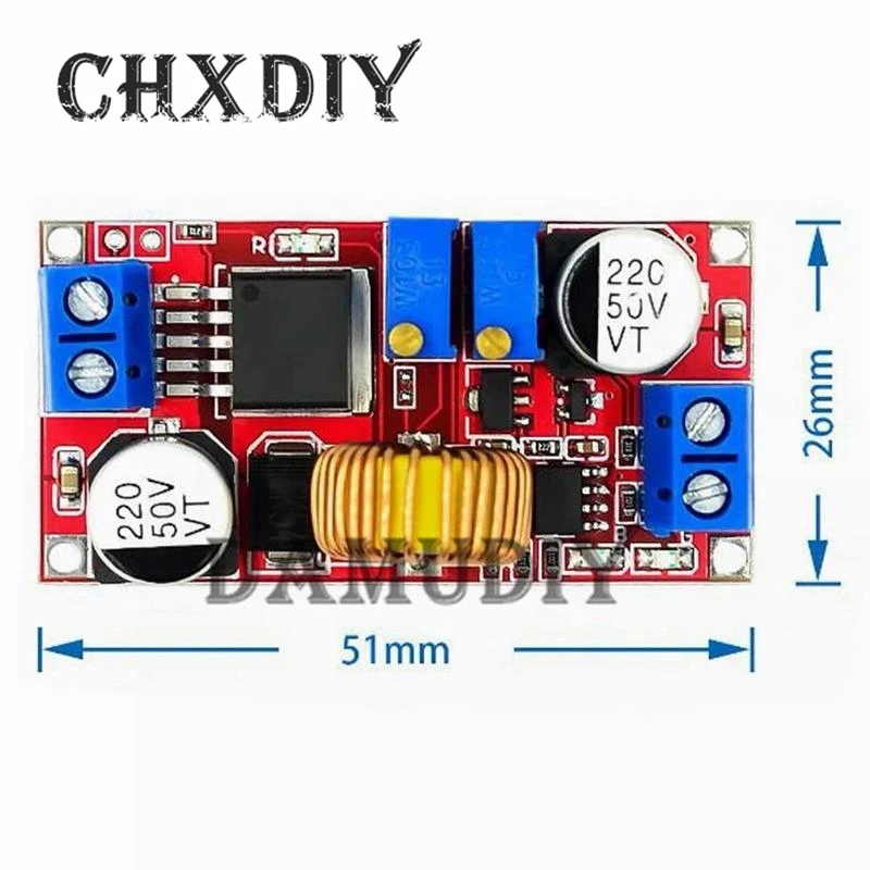 1-10 Pcs  5A DC-DC Adjustable Buck Converter XL4015 4 - 38V to 1.25 - 36V Step Down Power Supply Voltage Regulator Power Module