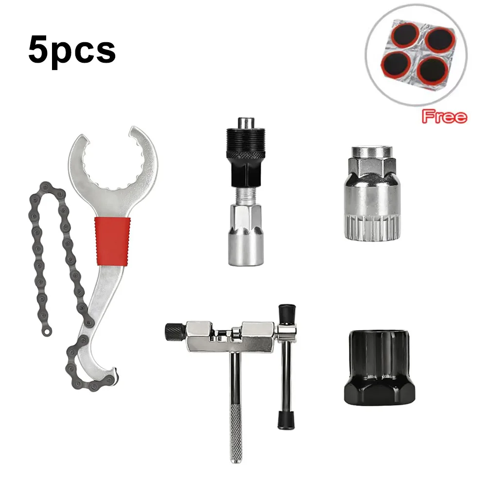 Bike Tool Kit Professioneel fietsreparatiegereedschap met cassetteverwijderaar Moersleutel Kettingbreker Fietsen MTB Racefiets Onderhoudstool