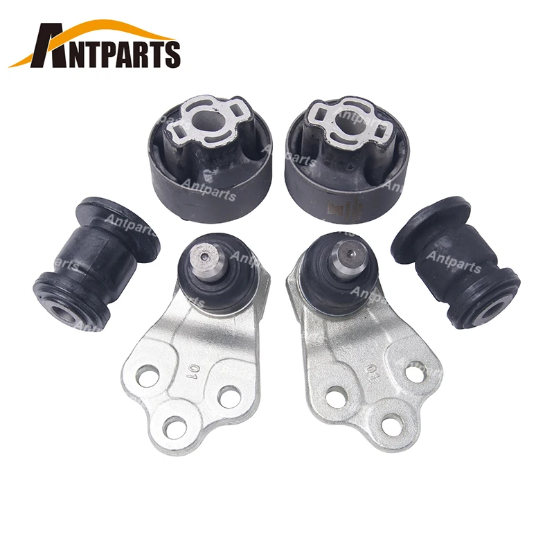 6PCS Front Suspension Lower Control Arm Bushing Kit for JEEP RENEGADE 2015-2021 COMPASS FIAT 500X 68318010AC 68318011AC