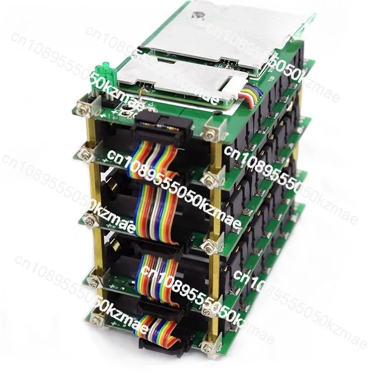 Suitable for 7 strings of 18650 lithium battery packs, solder-free battery management system bms protection board battery box