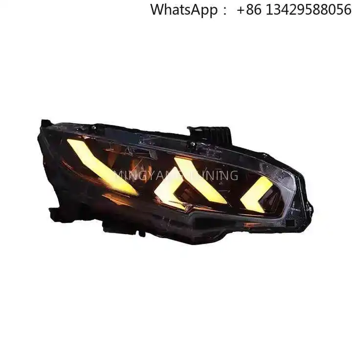 

Alta Qualidade Lambor Estilo Head Light Lamp 2016-2021 para HONDA Civic LED Faróis