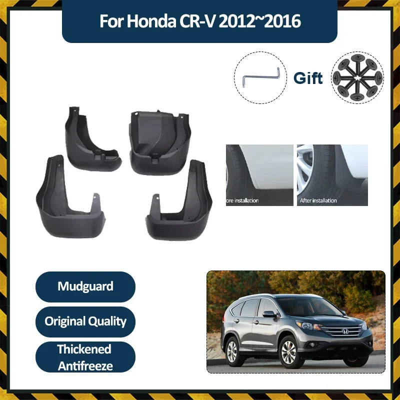 

Car Mudflaps For Honda CRV CR-V CR V 2012 2013 2014 2015 2016 Front Rear Antifreeze Flap Splash Wheel Mud Guard Auto Accessories