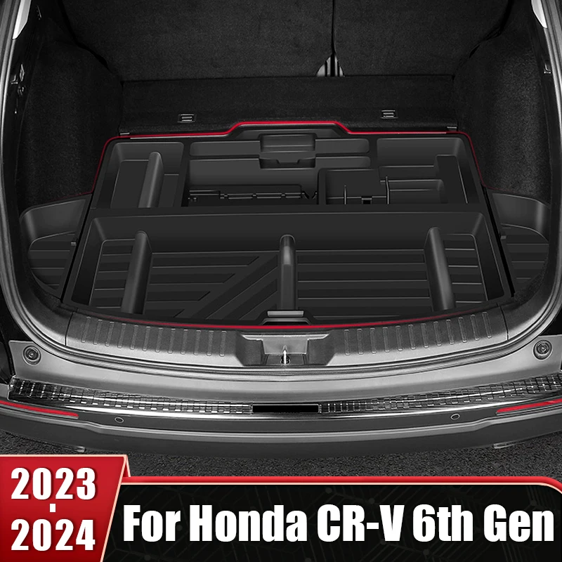 

Car Trunk Box Spare Tire Storage Box Holder Insulation Organizer For Honda CR-V CRV 6th Gen 2023 2024 2025 Hybrid Accessories