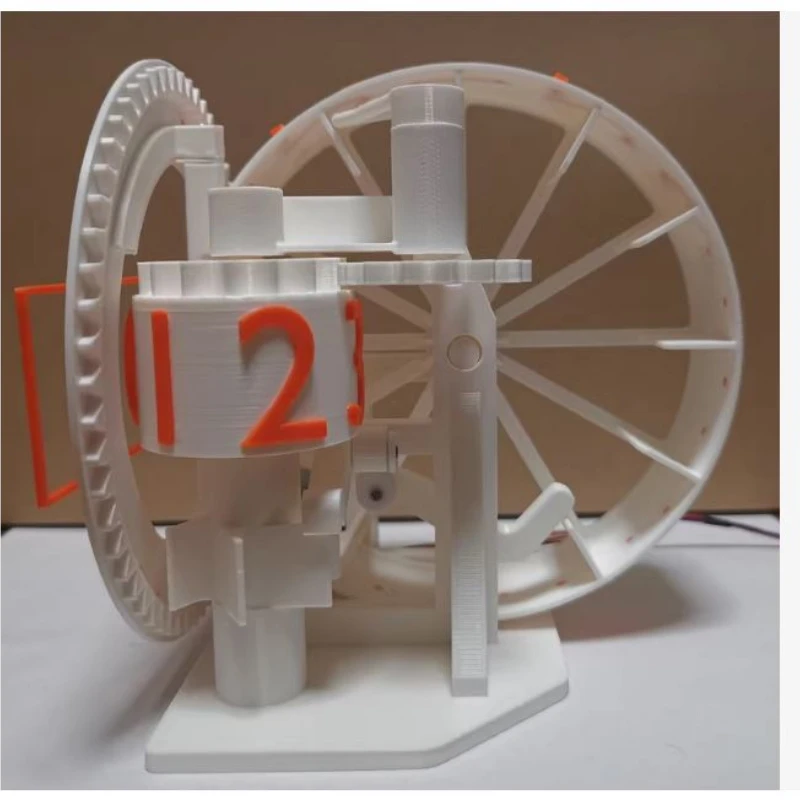 Arduino Creative Work Three-axis Digital Clock 3D Stereoscopic Clock 3D Printed Mechanical Clock