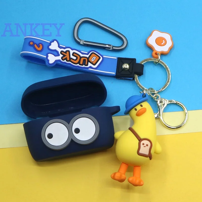 for Jabra Elite 85T / Elite 3 / Elite 4 Active / Elite 5 Case Duck Protective Cute Cartoon Cover Earphone Shell Accessories TWS