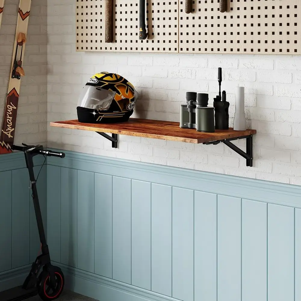 Grande mesa dobrável de parede, folha suspensa 39,37x19,69 resistente para escritórios domésticos, bares e jantar