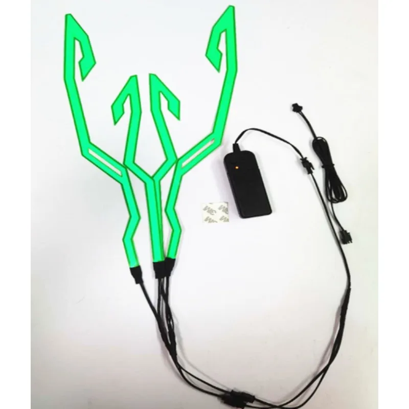 

Motorcycle Helmet Light Bar Three Modes Flashing Steady Light Early Warning Signal Helmet Led Light Strip Decoration Accessories