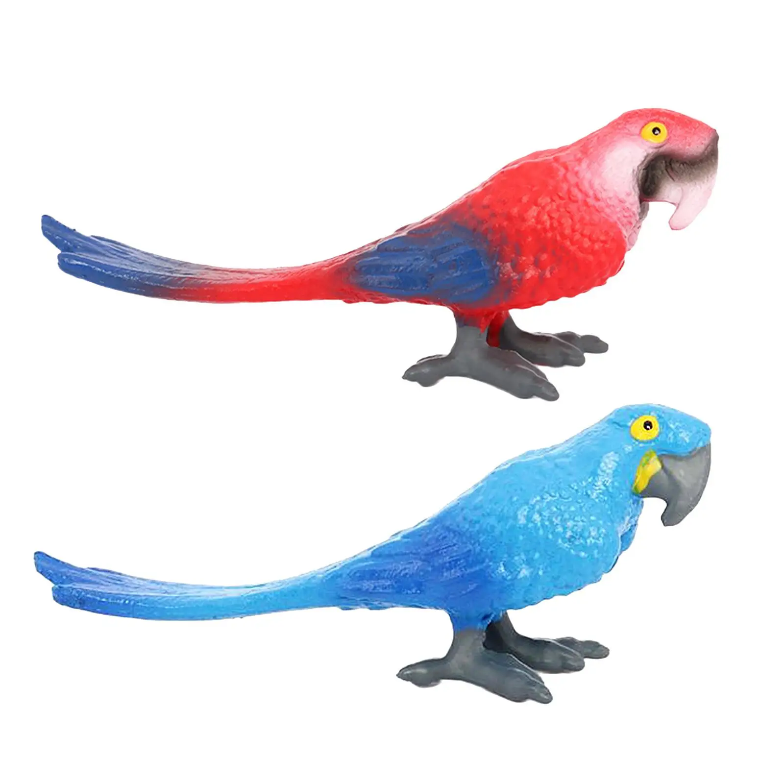 Simulation Parrot Figurine Micro Landscape Decoration Desk Decor DIY Craft