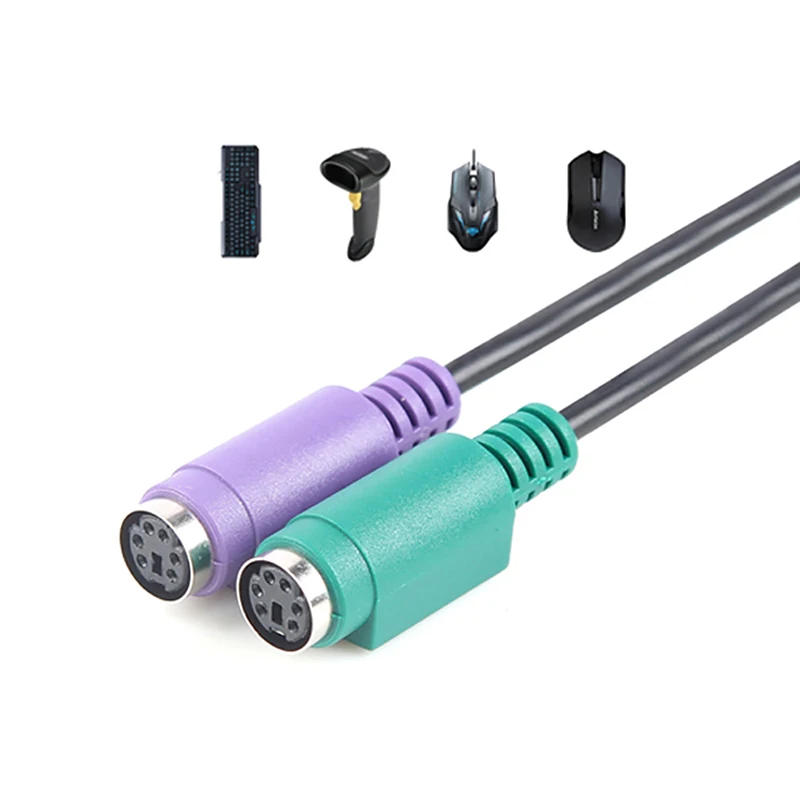 1 Stück USB 2.0 Stecker-Konverterkabel-Adapter-Stecker Computerzubehör geeignet für Maus, Tastatur/KVM-Switch/Scanner/PS2 – Detail 6