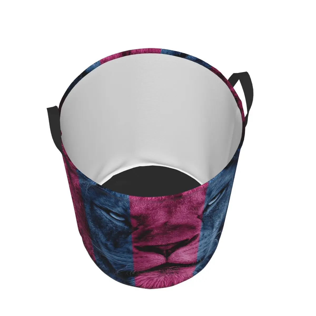 アストンヴィラライオン折りたたみランドリーバスケット汚れた服おもちゃ雑貨収納バスケット大型防水バッグ家庭用子供