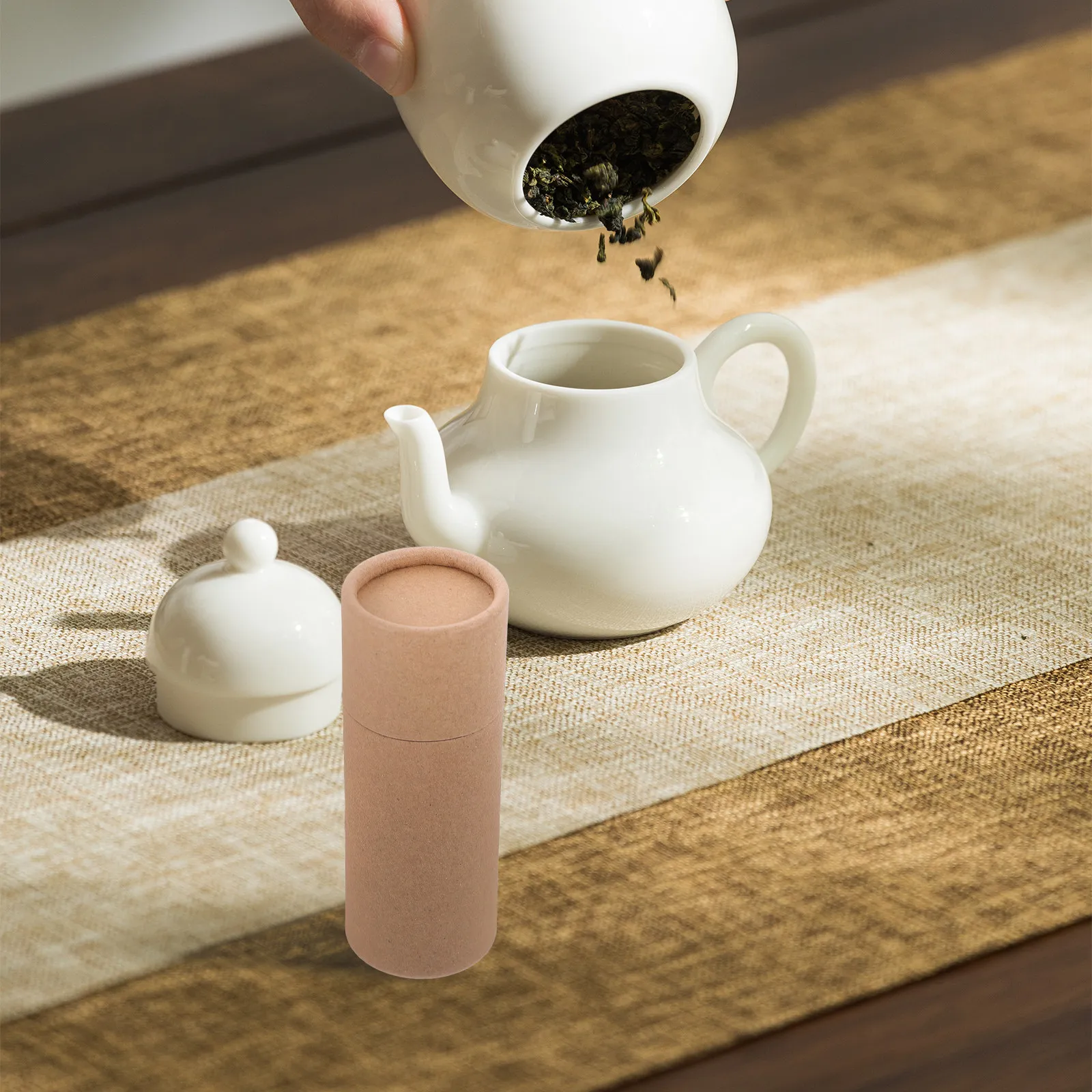 

10 шт. картонных тубусов из крафт-бумаги для упаковки чая, ароматерапии, конфет, подарков, хранения, почтовых отправлений, держателей для плакатов, картонных контейнеров