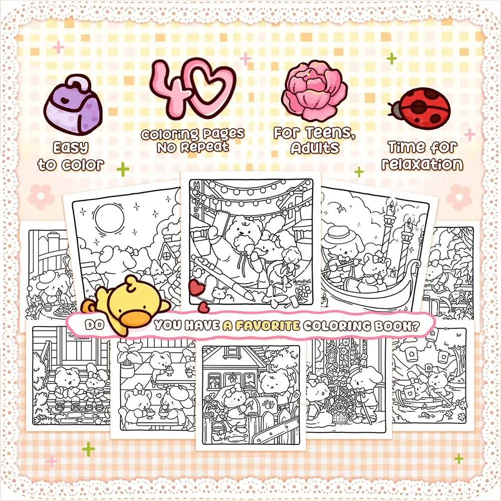 Libro da colorare creativo per cartoni animati, libro educativo per alleviare lo stress, pittura in brossura, regalo, libro di pittura per graffiti per adulti e adolescenti