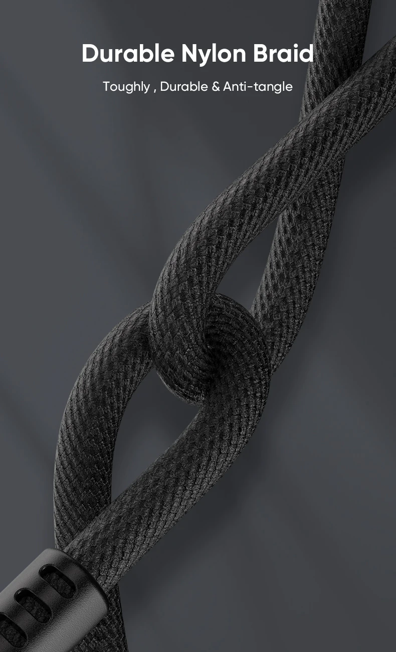 240W USB C to USB C Cable,Dual Head 540° Rotation 5A PD Fast Charging Cord,Nylon Braided Data Wire for iPhone 16,Samsung Galaxy