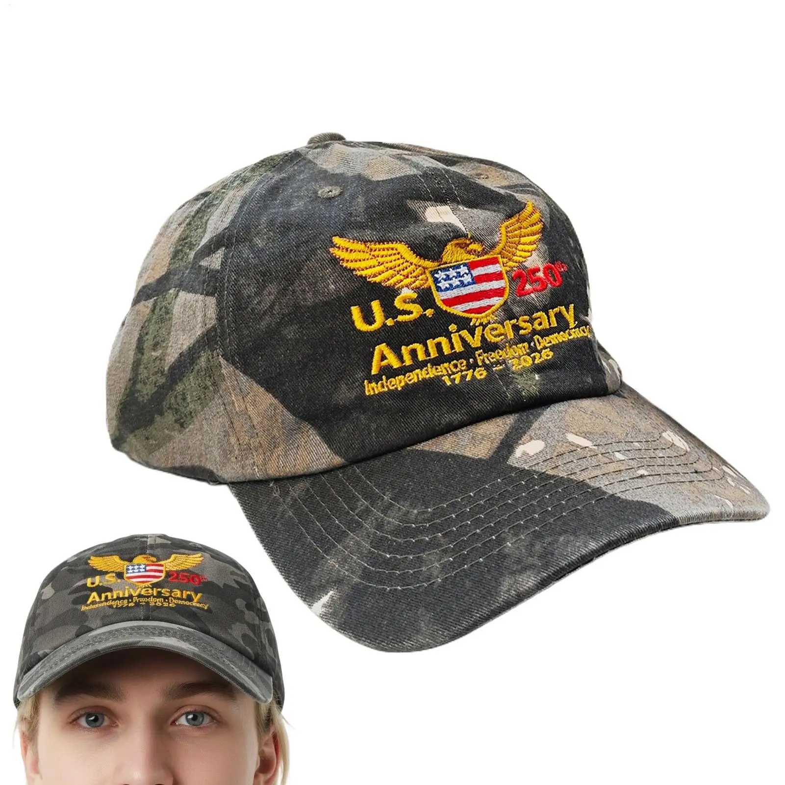 

Baseball Hats Camouflage Eagle Headwear Collectible Sports Baseball Hats For Adults Men Outdoor Sports Travel Holiday Golf