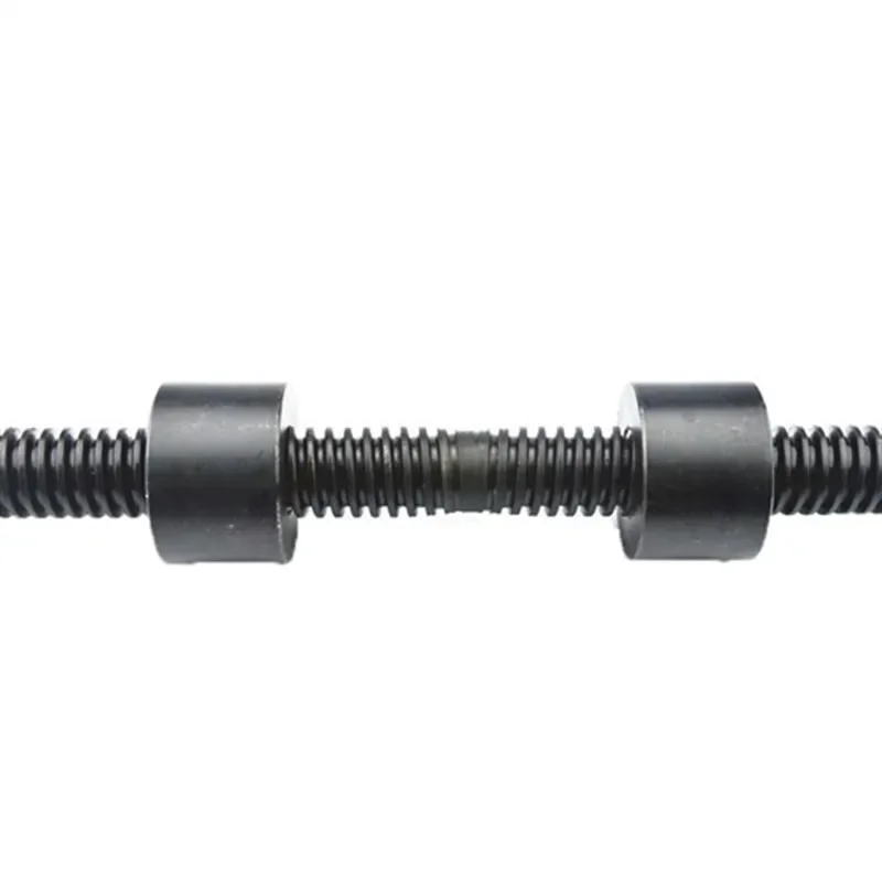 1Pcs 45# Steel T10 T12 T14 T16-T40 Left/right Threaded Screw Shaft