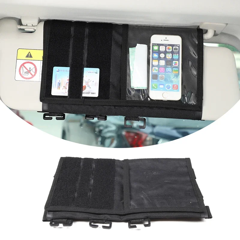 

For 20-23 Land Rover Defender / Discovery 5 Sun Visor Storage Bag (left And Right Universal) Car Interior Storage Accessories