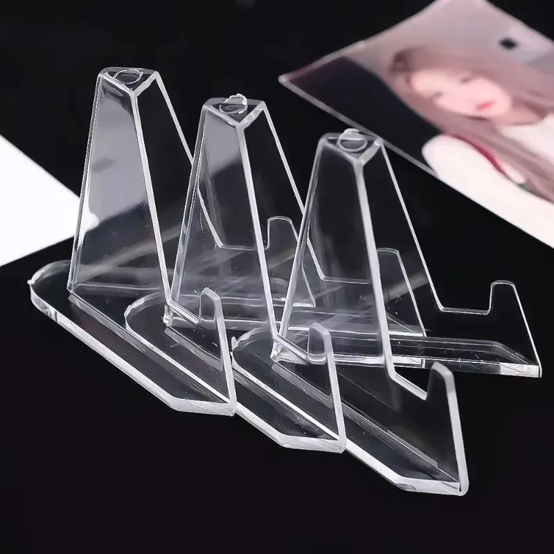 Transparent Toploaders Kpop Idol Photocard Sleeve Frame Anti-scratch PS DIY Gaming Trading Card HD Collect Holder Display Stand