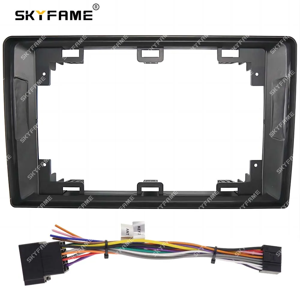 SKYFAME Car Frame Fascia Adapter Android Radio Dash Fitting Panel Kit For Mazda 323 Isamu Premacy Ford Tierra Activa Mav