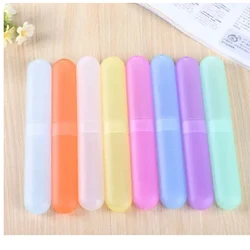 3pc Portable Travel Toothbrush Protect Box Health Tooth Brushes Protector Toothbrush Tube Cover Case Bathroom Accessories