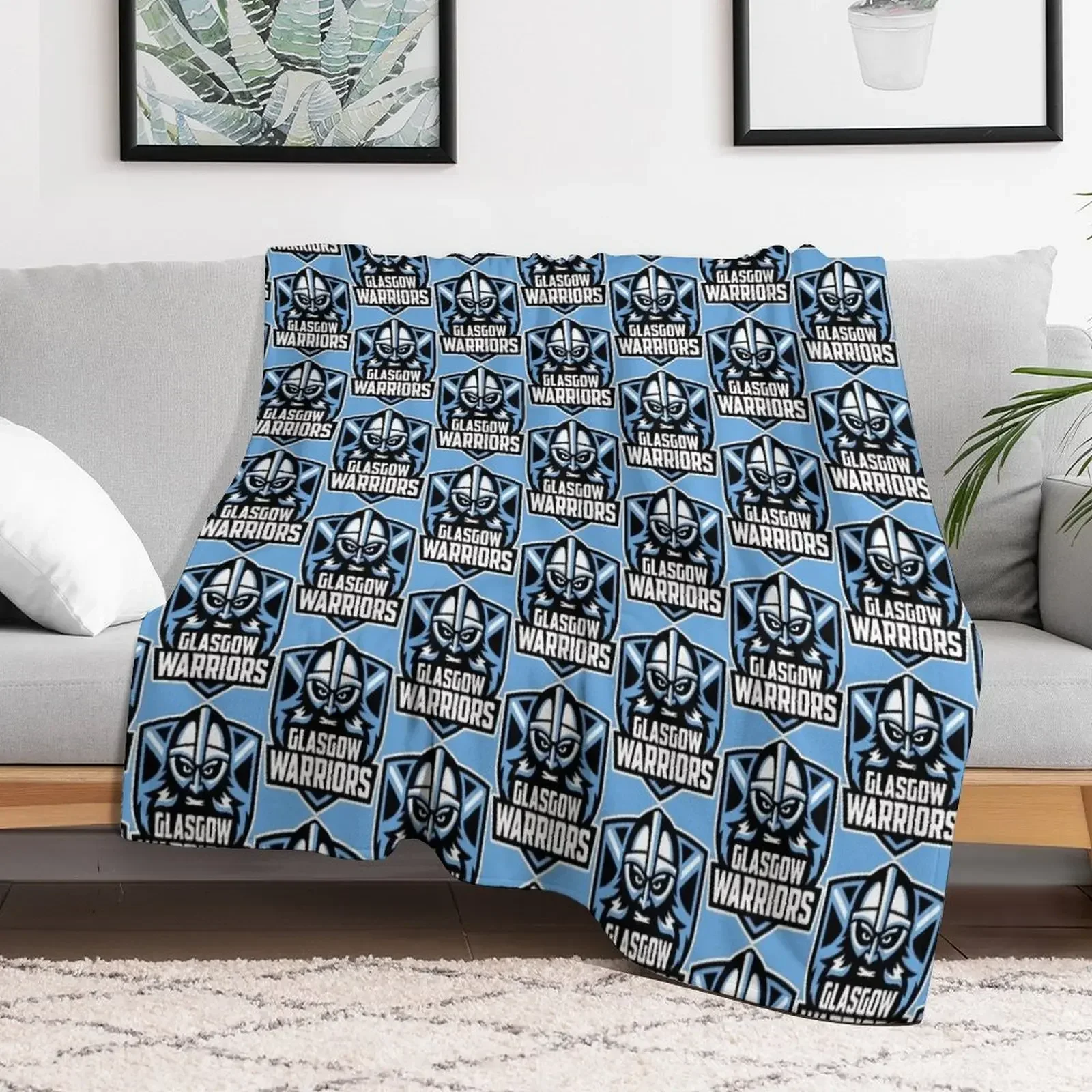 

Glasgow Warriors Icon Throw Blanket Comforter Flannel Soft Big Blankets For Decorative Sofa Heavy Blankets