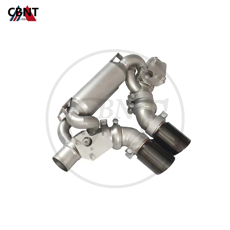 

CBNT High Performance Upgrade Exhaust System Pipe Axleback Muffler with Valve SS304 Catback for Porsche 911 992 3.0T GT3