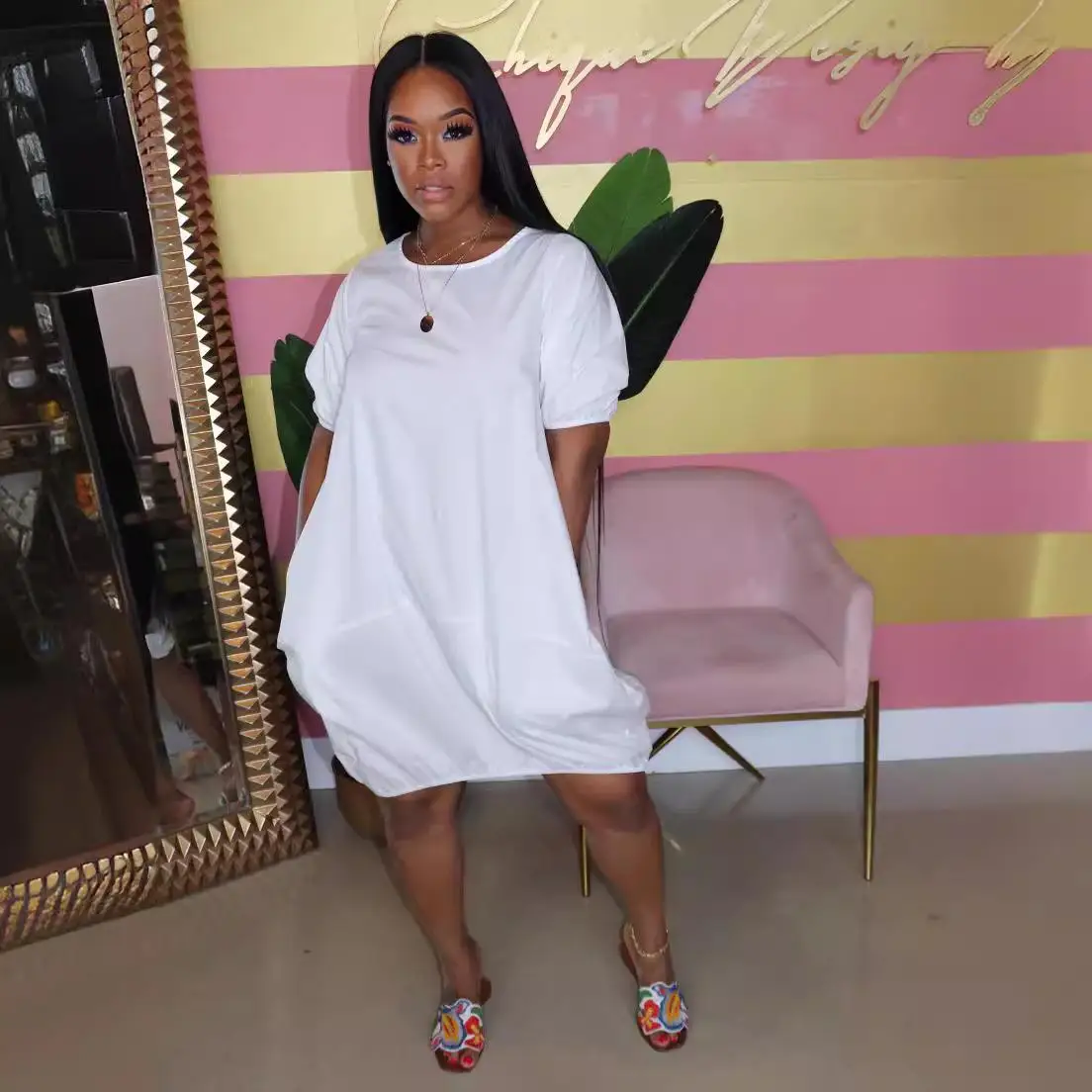 تنورة نسائية كبيرة الحجم على شكل فقاعات Dr Lantern Sve مستديرة Ne ort Sve عالية الخصر للركاب Sle ألياف البوليستر O-ape