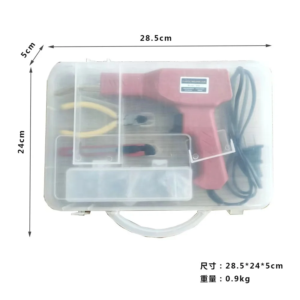 Plastic Welder Kit Car Bumper Repair Machine Hot Handy Stapler Welding Gun Repair Kit Tool with Welding Gun