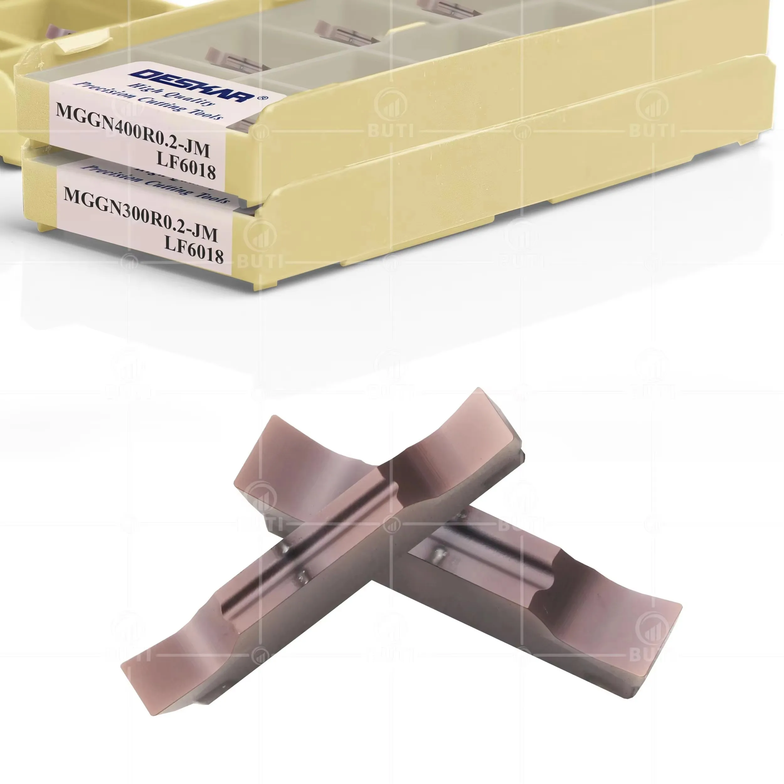 DESKAR 100% Original Slotting Tool MGGN300/400R0.2-JM LF6018 Numerical Control Grooving Inserts For Stainless Steels Processing