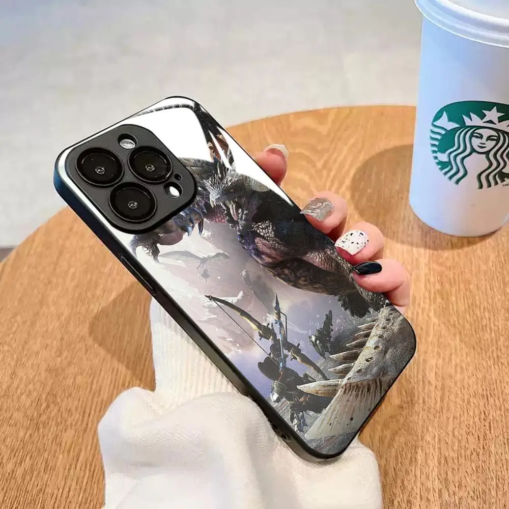 Mon-steres hunter hot game poster Phone Case For iPhone17 Air 16 e 15 14 13 12 11 Plus Mini Pro Max Glass Magnetic Case view 2