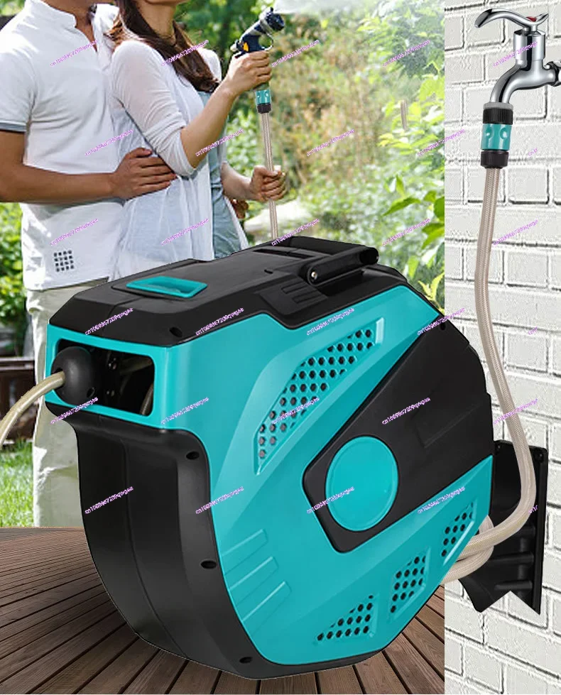 New Home Garden Retractable Hose Reel with 30m PVC Water Hose