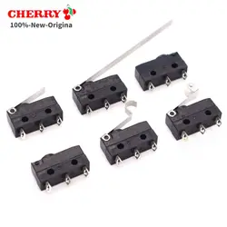 CHERRY/ZF 100%-NEW 5PCS DC2 DC2C A1AA A1LB A1RB A1SB Micro Switch Short/Long/Pulley/Bent handle 10A 250V Waterproof dustproof