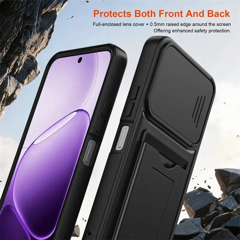 Skinlee Case For OPPO A6X A6T Card holder silicone phone protective cover For OPPO A6X A6T Phone Cover