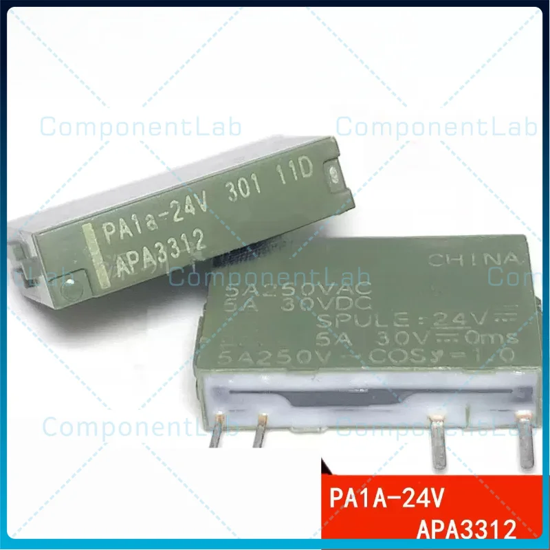 5-25pcs New original small relay PA1A-24V APA3312 DC24V 5A four-terminal