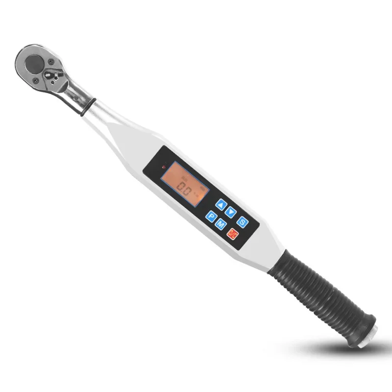 Cyfrowy klucz dynamometryczny o wysokiej precyzji, klucz dynamometryczny z alarmem i ustawionym poprzednio momentem.