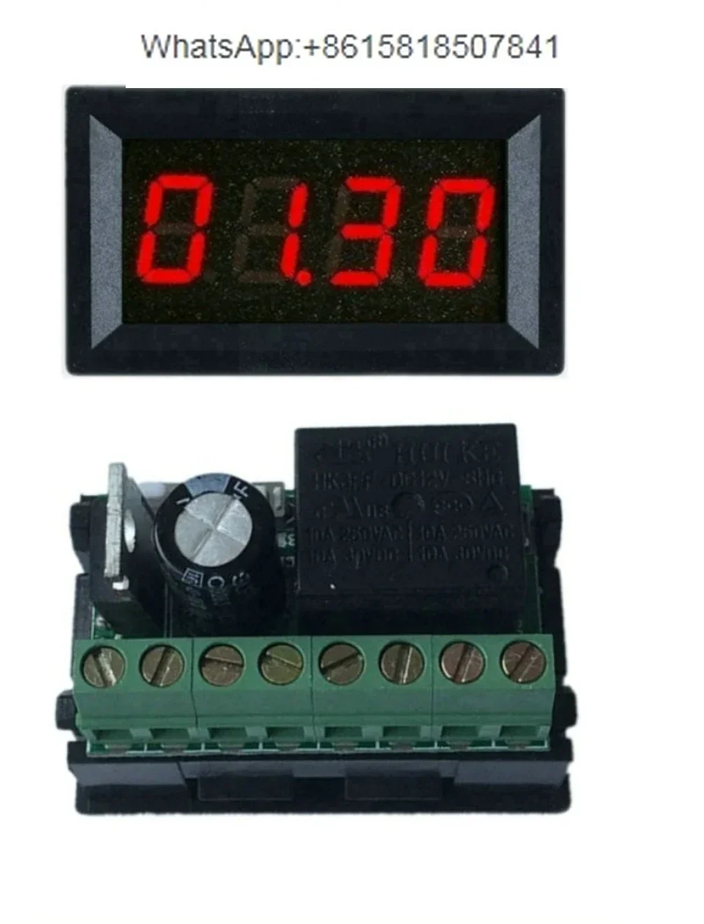 Small and micro DC 12V24V timing power-on power-off countdown controller switch delay time relay