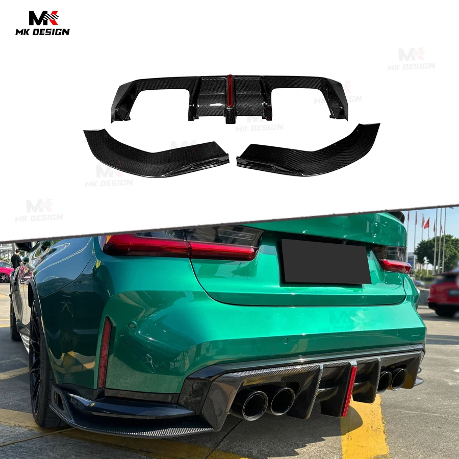 

AE Style Carbon Fiber Rear Diffuser Bumper Lip for BMW G80 M3 G82 G83 M4 2021-2025 Rear Diffuser Side Splitters Winglets