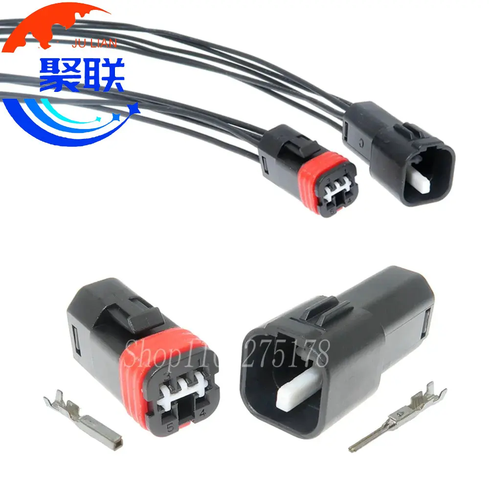 

1 компл. 5-контактный KH1200046-20 KH1200043-20 автомобильная розетка для проводов пластиковый корпус незапечатанный разъем KH120004620 KH120004320