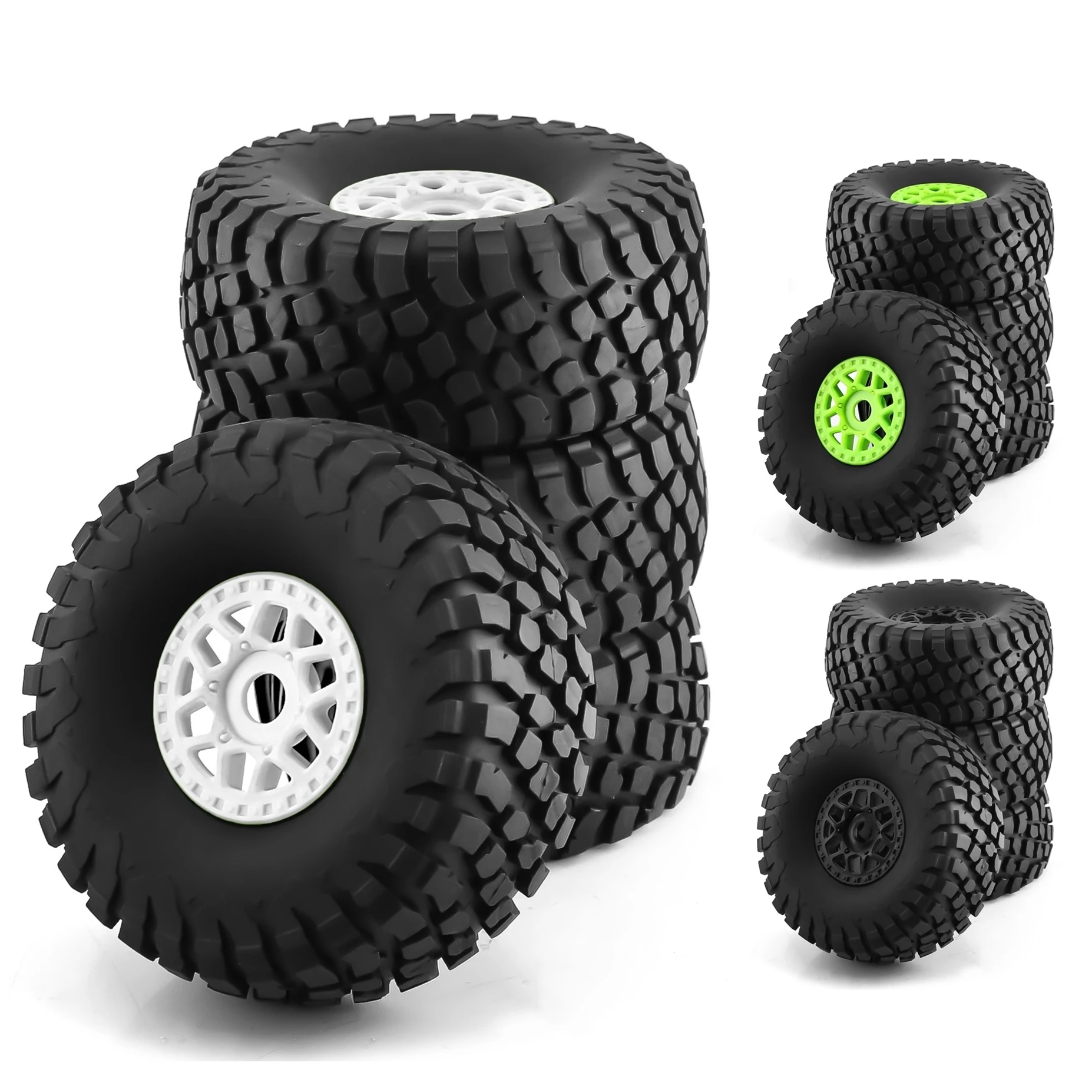 

4Pcs 138mm 1/7 Desert Short Course Truck Tire 17mm Wheel Hex for ARRMA Mojave TRAXXAS UDR Yikong DF7 FS Off-road Buggy RC Car